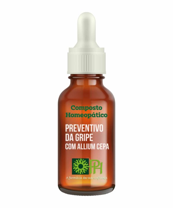 Composto Homeopático - Preventivo da Gripe com Allium Cepa